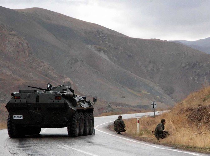 この事件は15日、トルコが越境作戦を実行していた地域で起きた。（AFP）